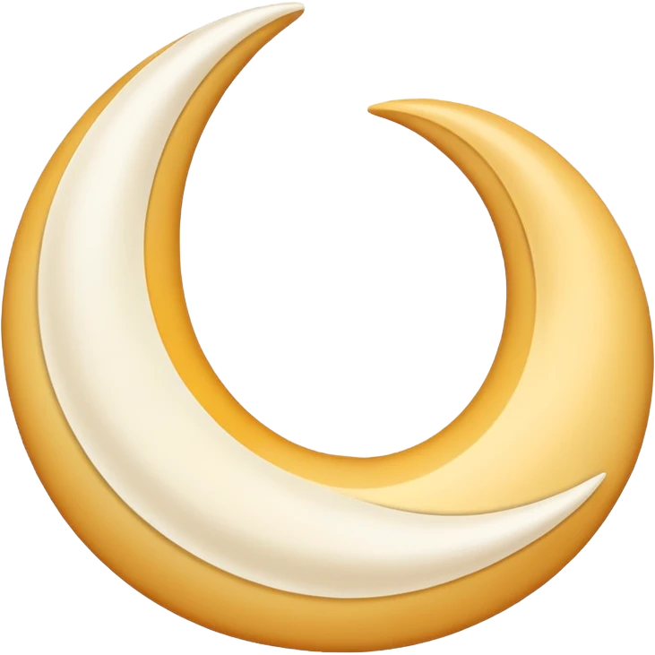 Üç hilal emoji