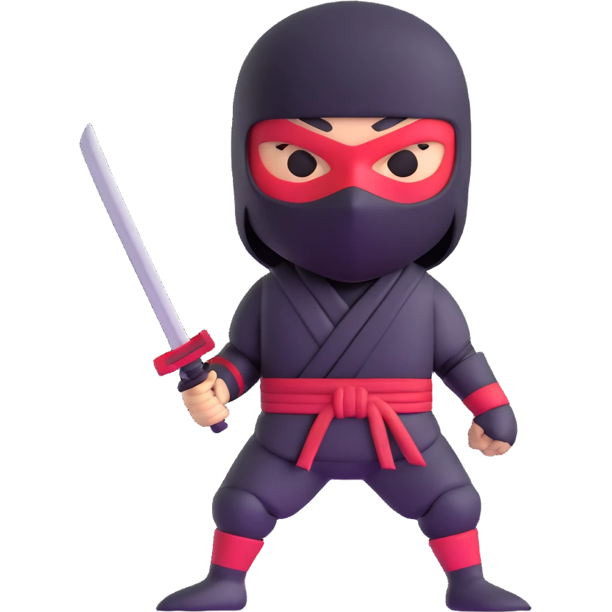 masked ninja emoji