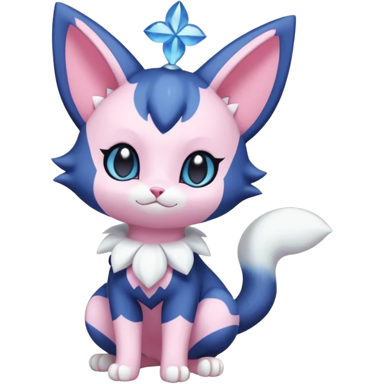 Cute Glamorous Adorable Kawaii Royal Elegant Tall Pretty Beautiful Skitty-Meowstic-Gorebyss-Pokémon (full body) emoji