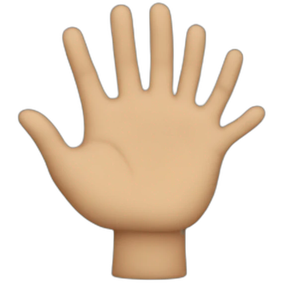 MANO SALUDANDO emoji