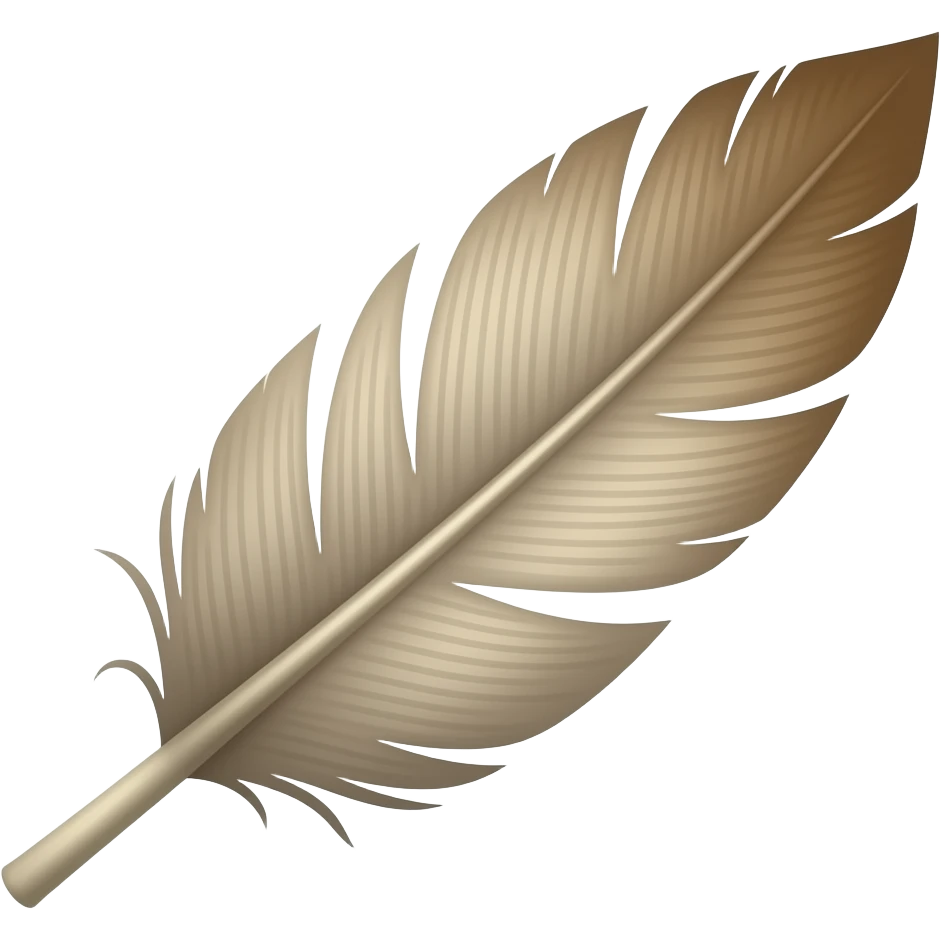 feather pen emoji