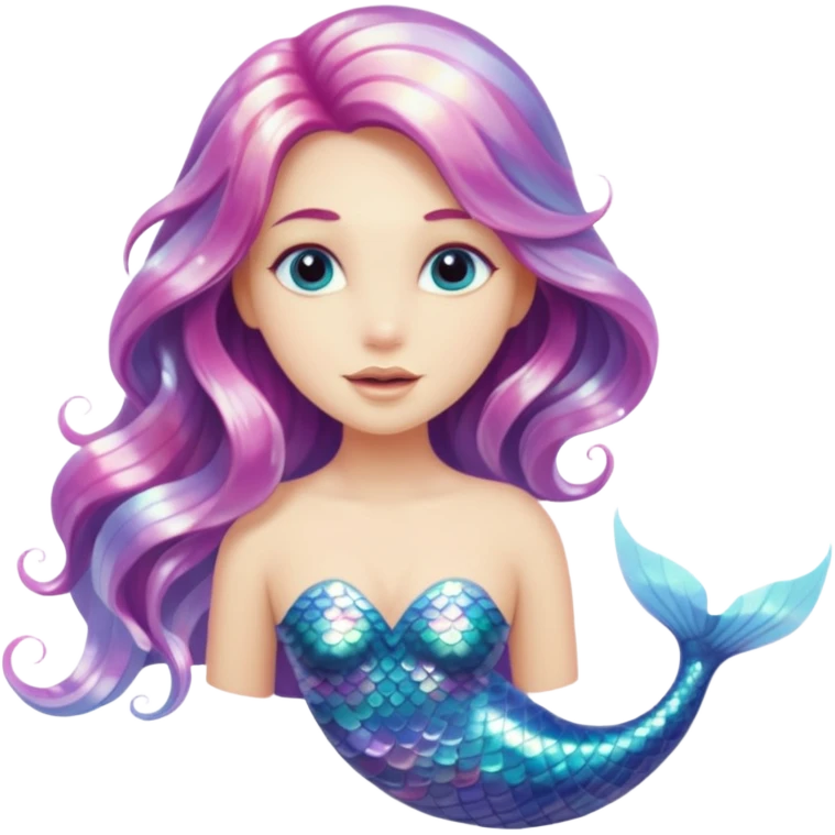 White mermaid emoji