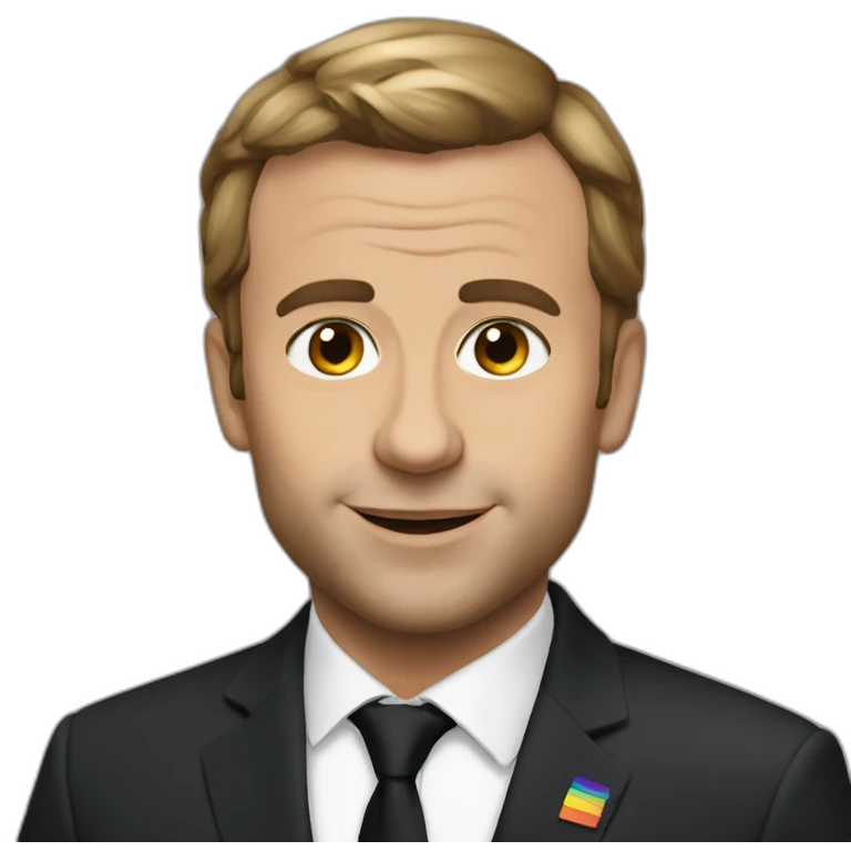 Queer Macron emoji