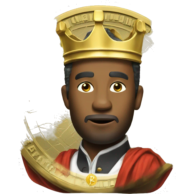 Bitcoin king emoji