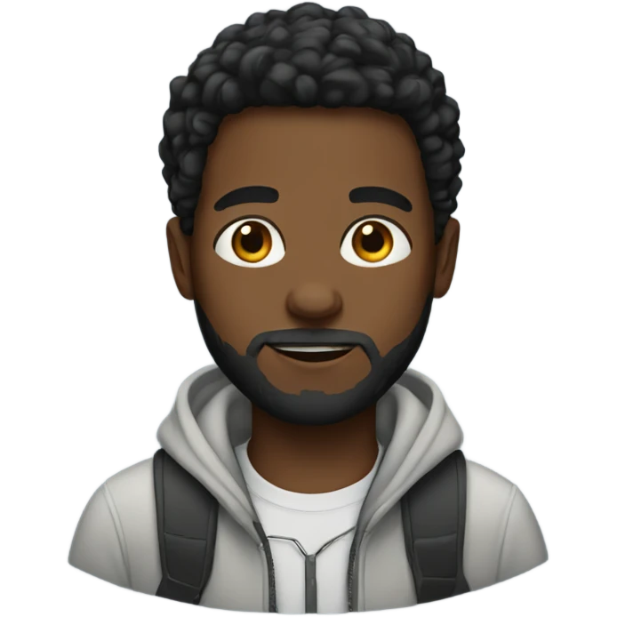 black boys with beards emoji