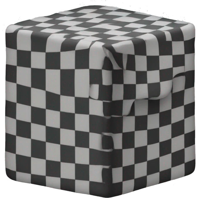 Black check 3d emoji