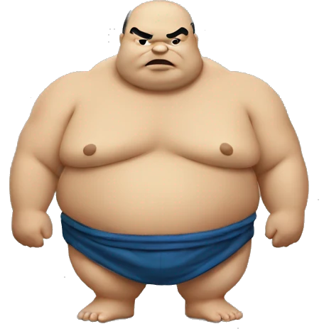 Un sumo emoji