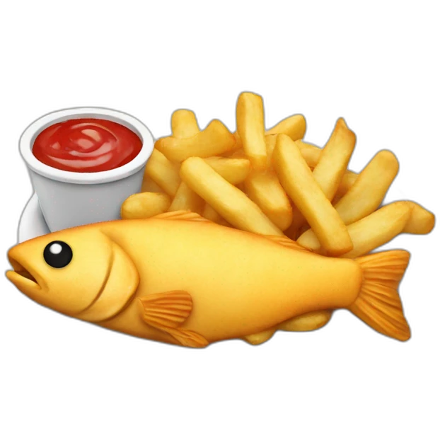 Fish and chips emoji