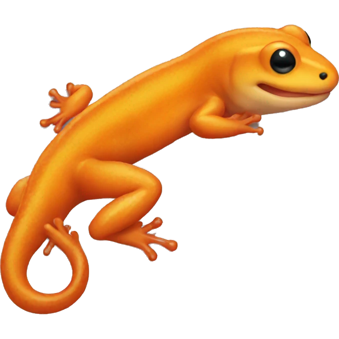orange salamander  emoji
