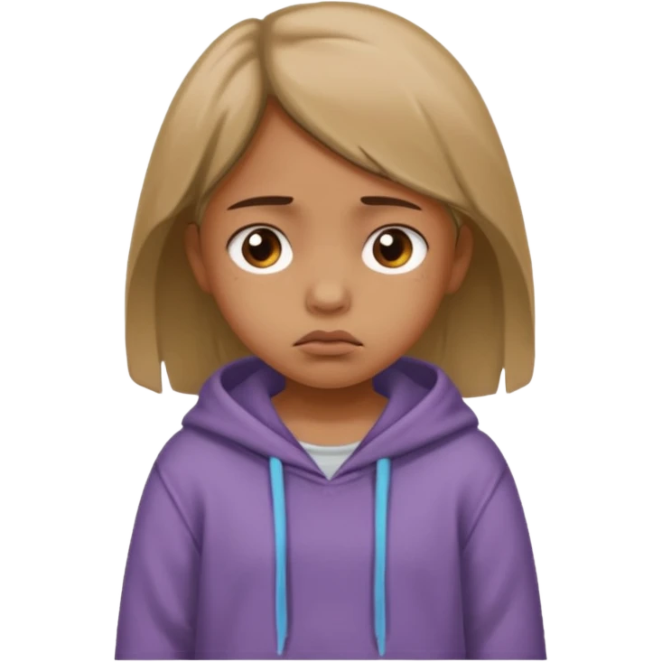 poor begger little girl emoji