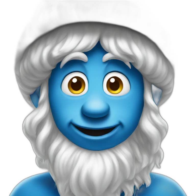 Smurf emoji