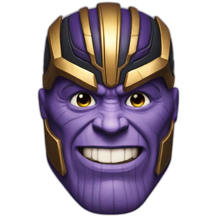 Smiling Thanos emoji