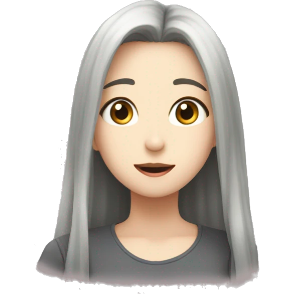 메달을 건 소녀 emoji
