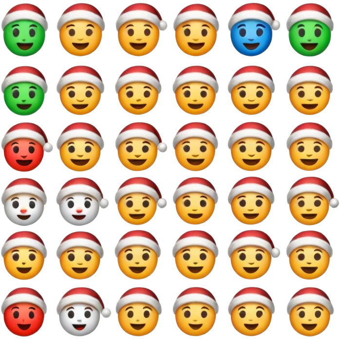 Can you make different Christmas emojis  emoji