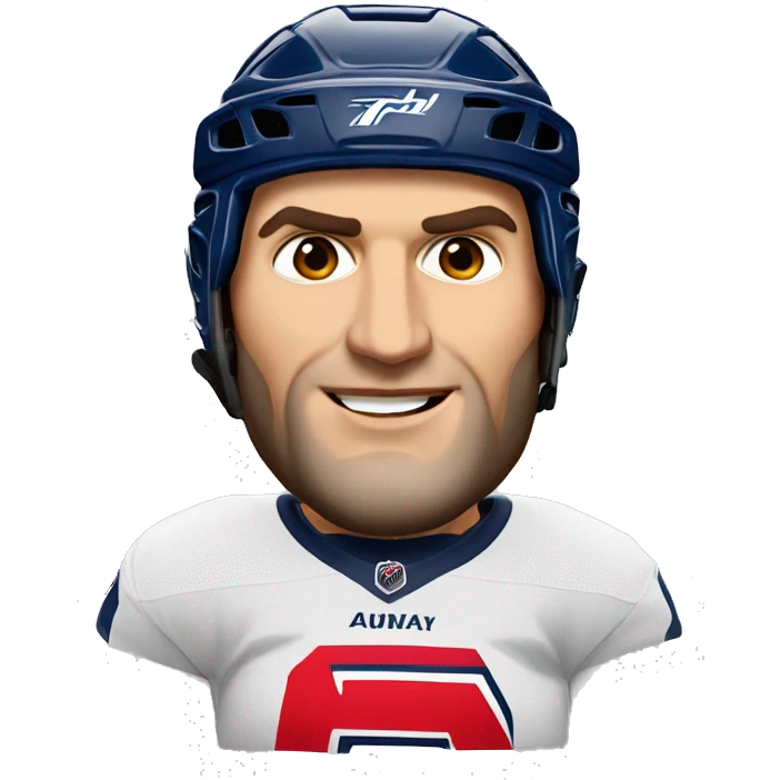 Alexander Ovechkin Realistic face emoji