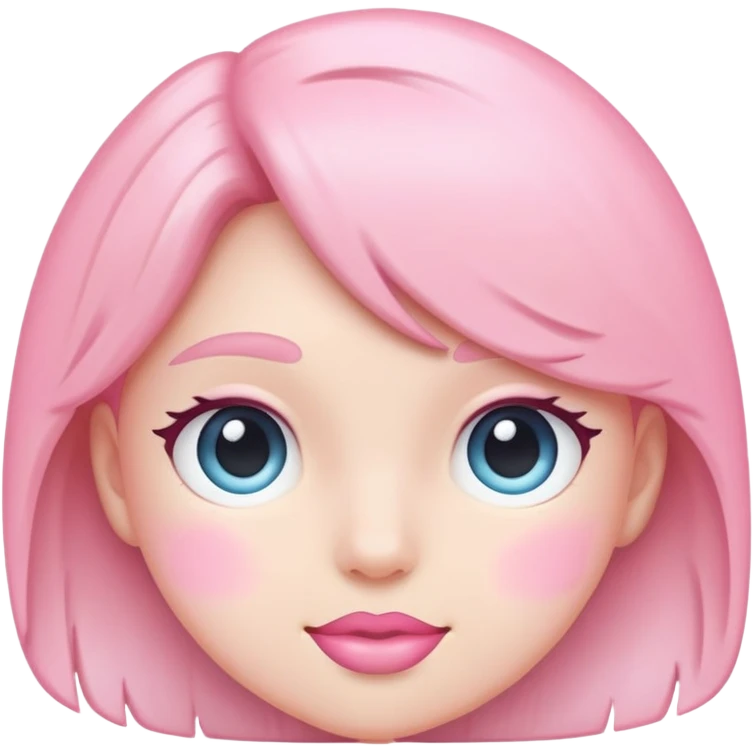 Preppy růžová emoji