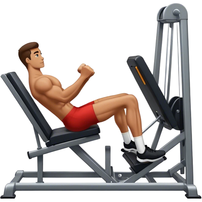 guy leg press machine emoji