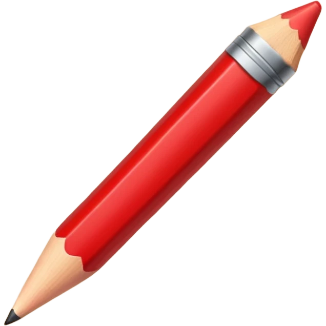 red pencil emoji