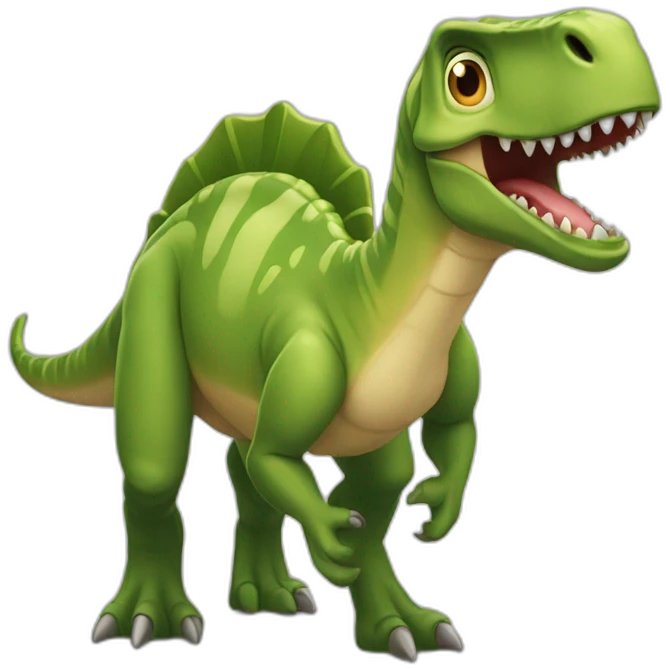 Dinosaure prête emoji