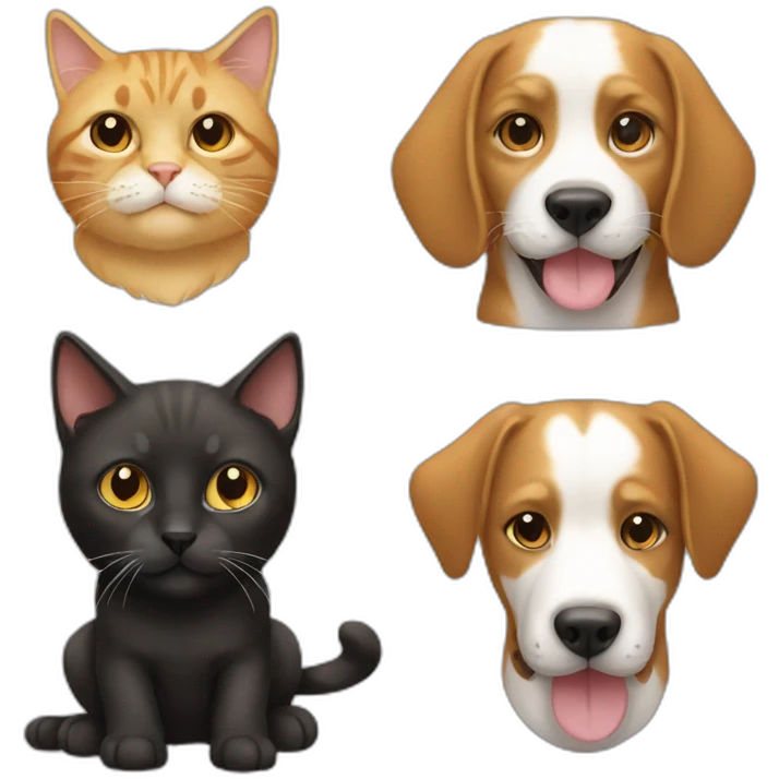 cat plus dog emoji