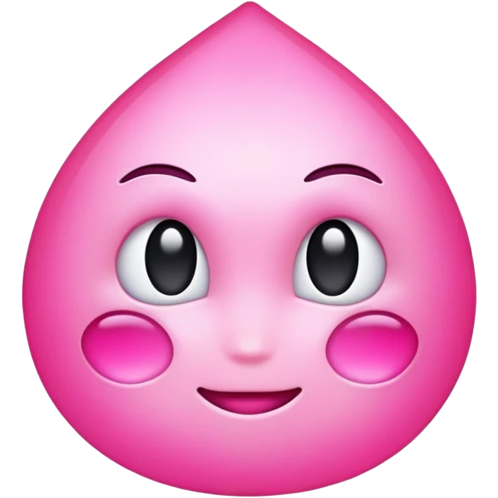 Pink hot emoji