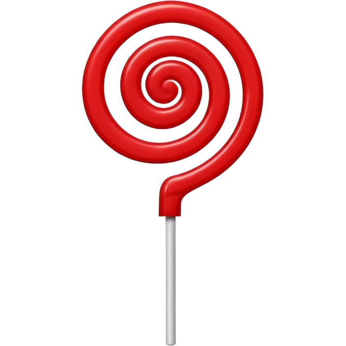 red lollipop emoji