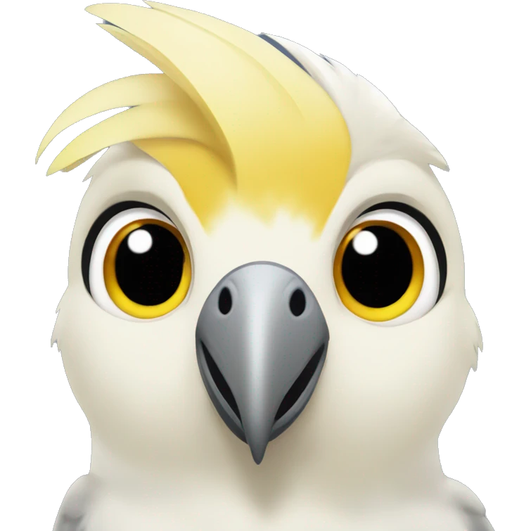 Cockatiel bird emoji