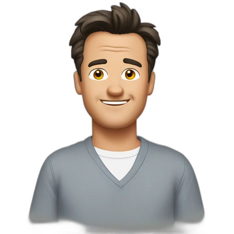chandler bing jeune  emoji