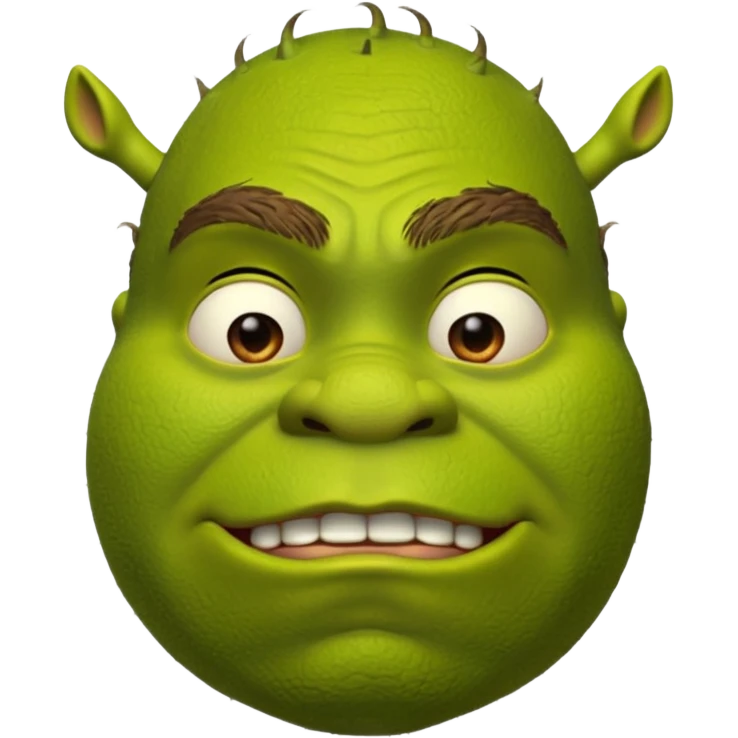 Shrek farting emoji