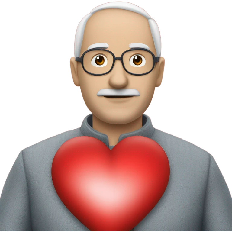 Hände zu Herz geformt und ein Herz in der Mitte emoji