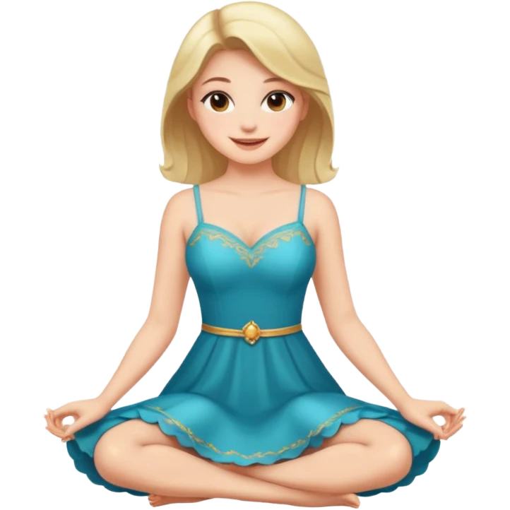 sexy woman sitting pose emoji
