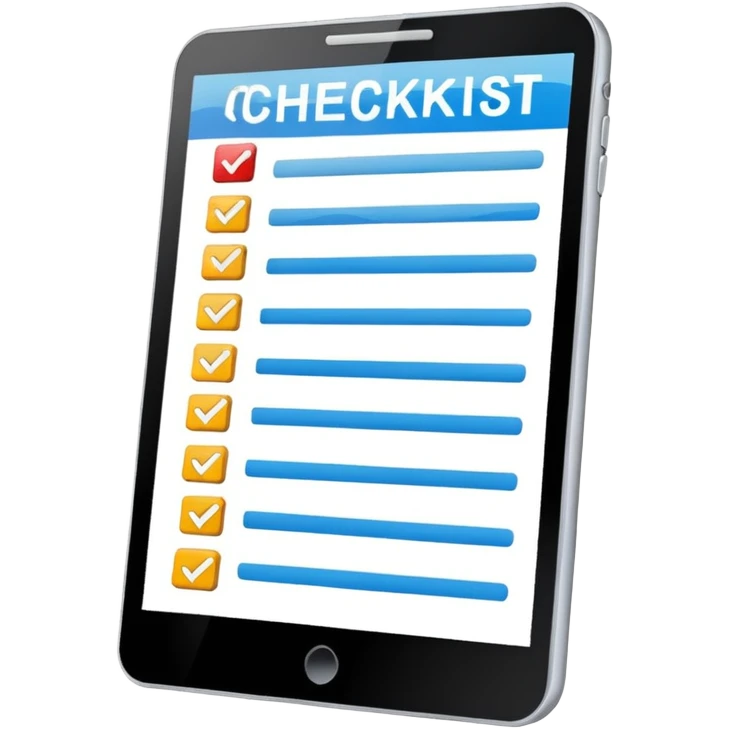 Планшетка с чеклистом emoji