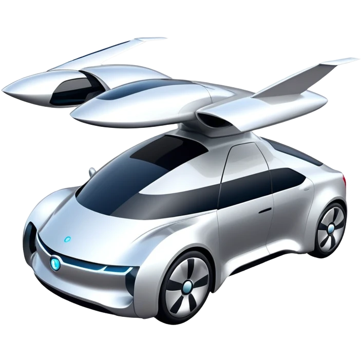 self-driving flying car prototype for 2025 emoji