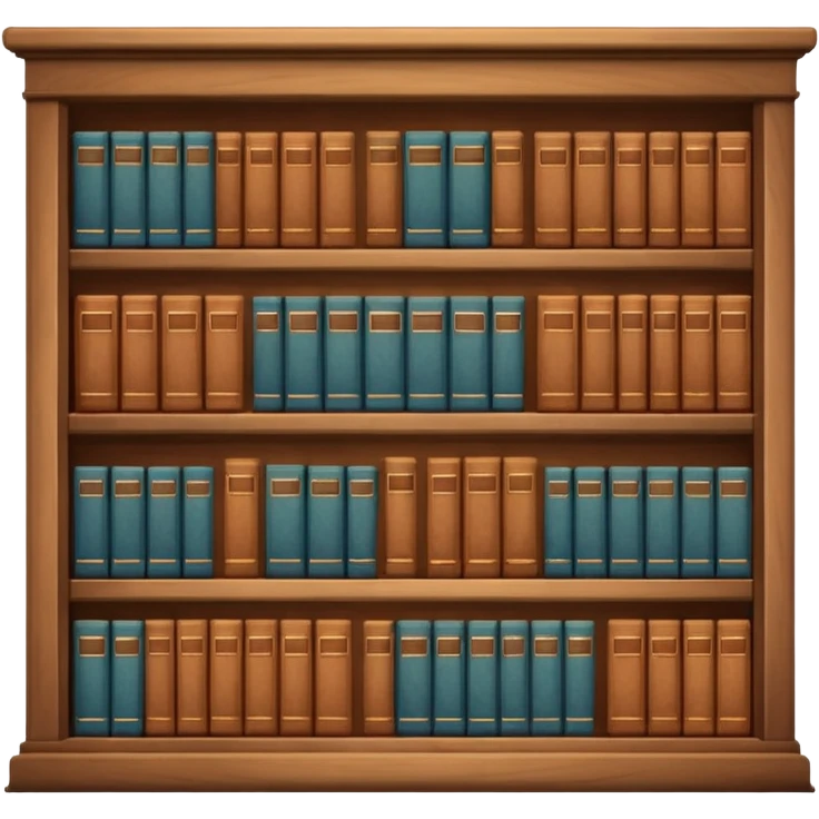 library aestetic emoji