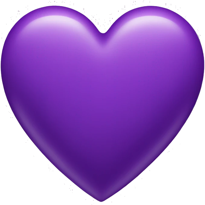 Purple heart  emoji