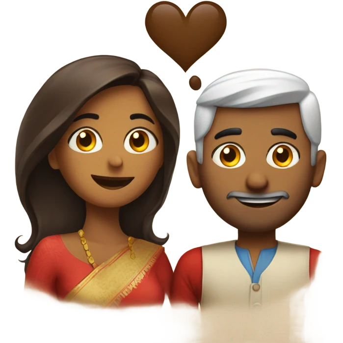 coffee dating indian couple emoji