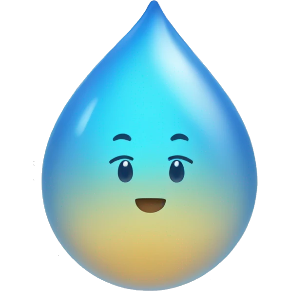 Water drop emoji