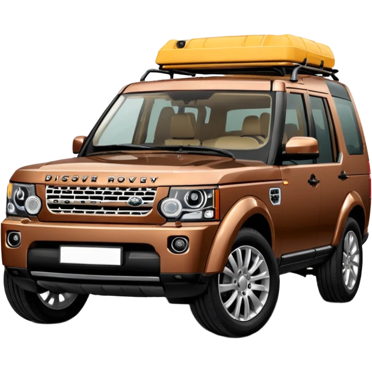 Brown Land Rover Discovery
Apple emoji style. emoji