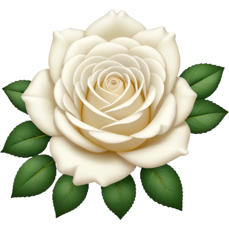 White roses emoji