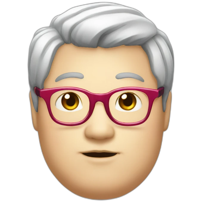red-spectacles-fat-men-japanese-pinkhair emoji
