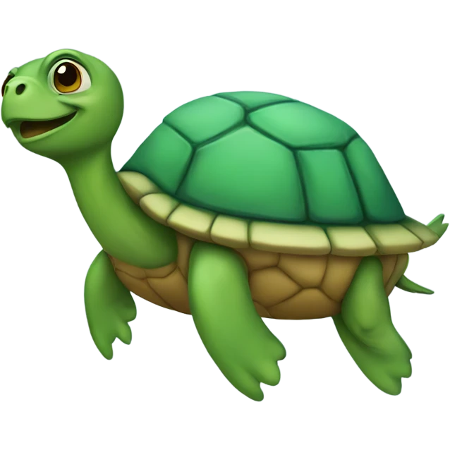 Flying turtle emoji