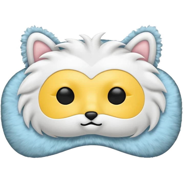fluffy sleep mask emoji