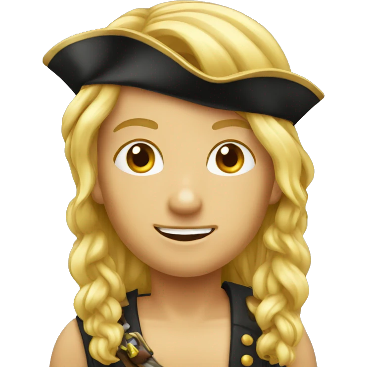 Blond Pirat emoji