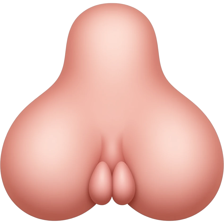 8 inch dick penis with testicles emoji