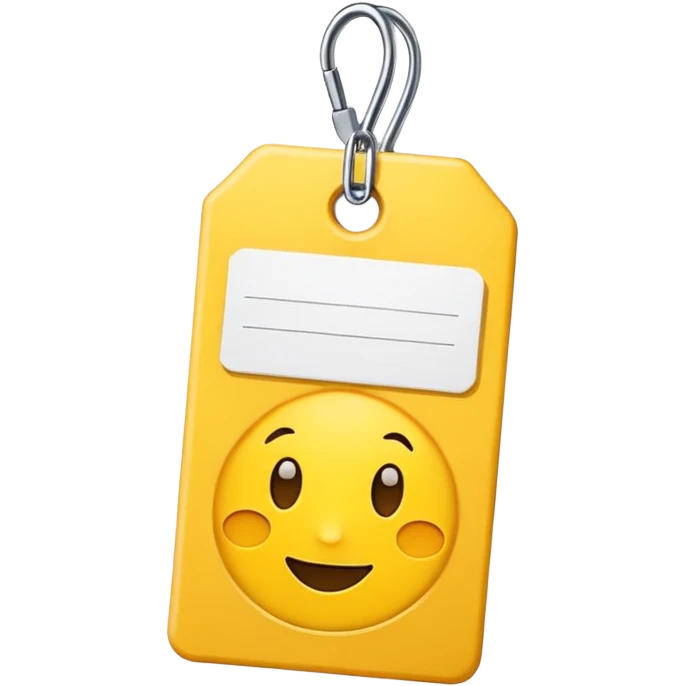  yellow white Price tag emoji