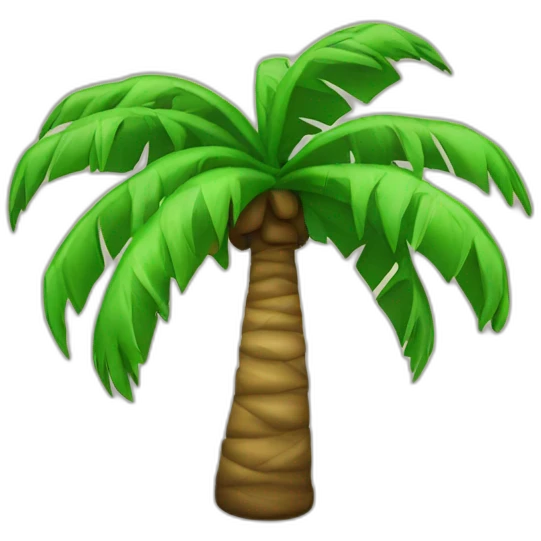 Palm tree computer emoji
