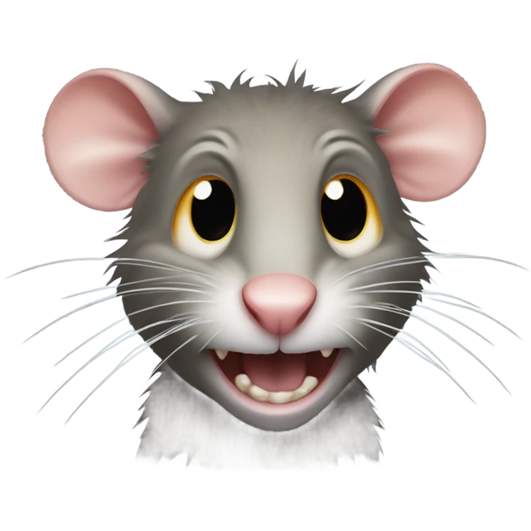 Ugly rat emoji