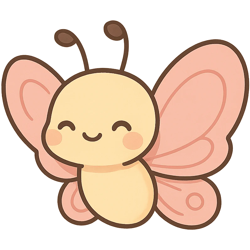 一只可爱的蝴蝶 emoji