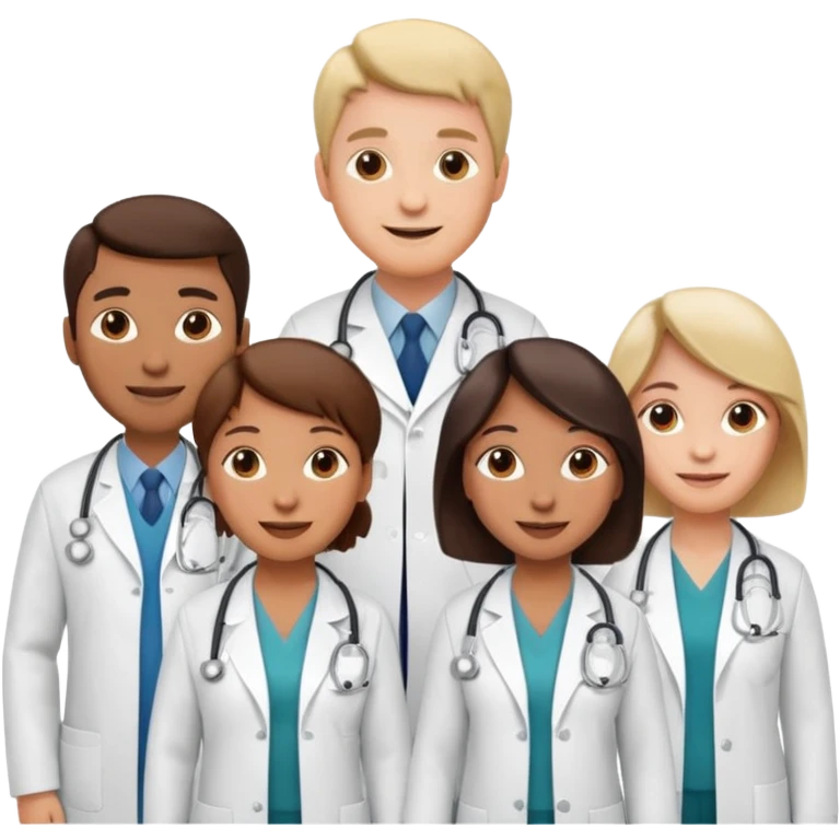 5 doctor staff emoji