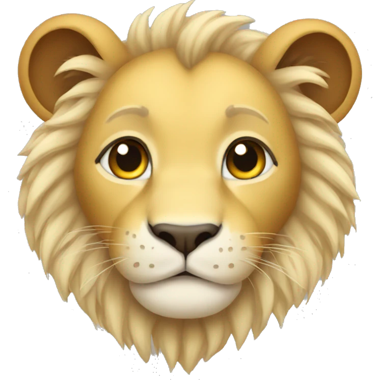 Bebe lion emoji